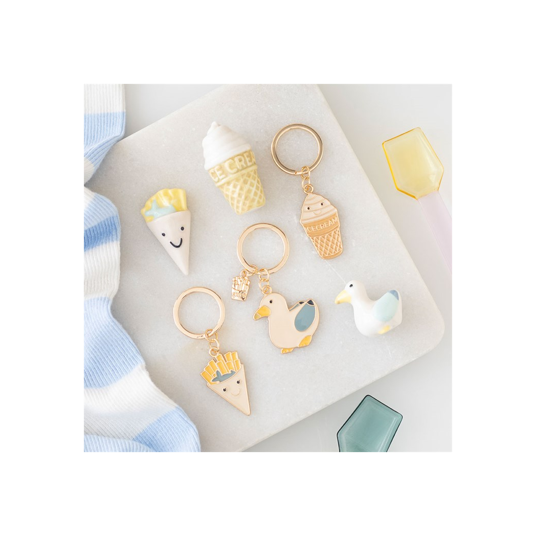 Ice Cream Cone Keyring N/A