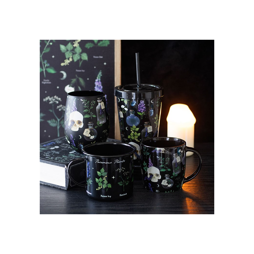 Venom & Vines Print Stemless Glass N/A
