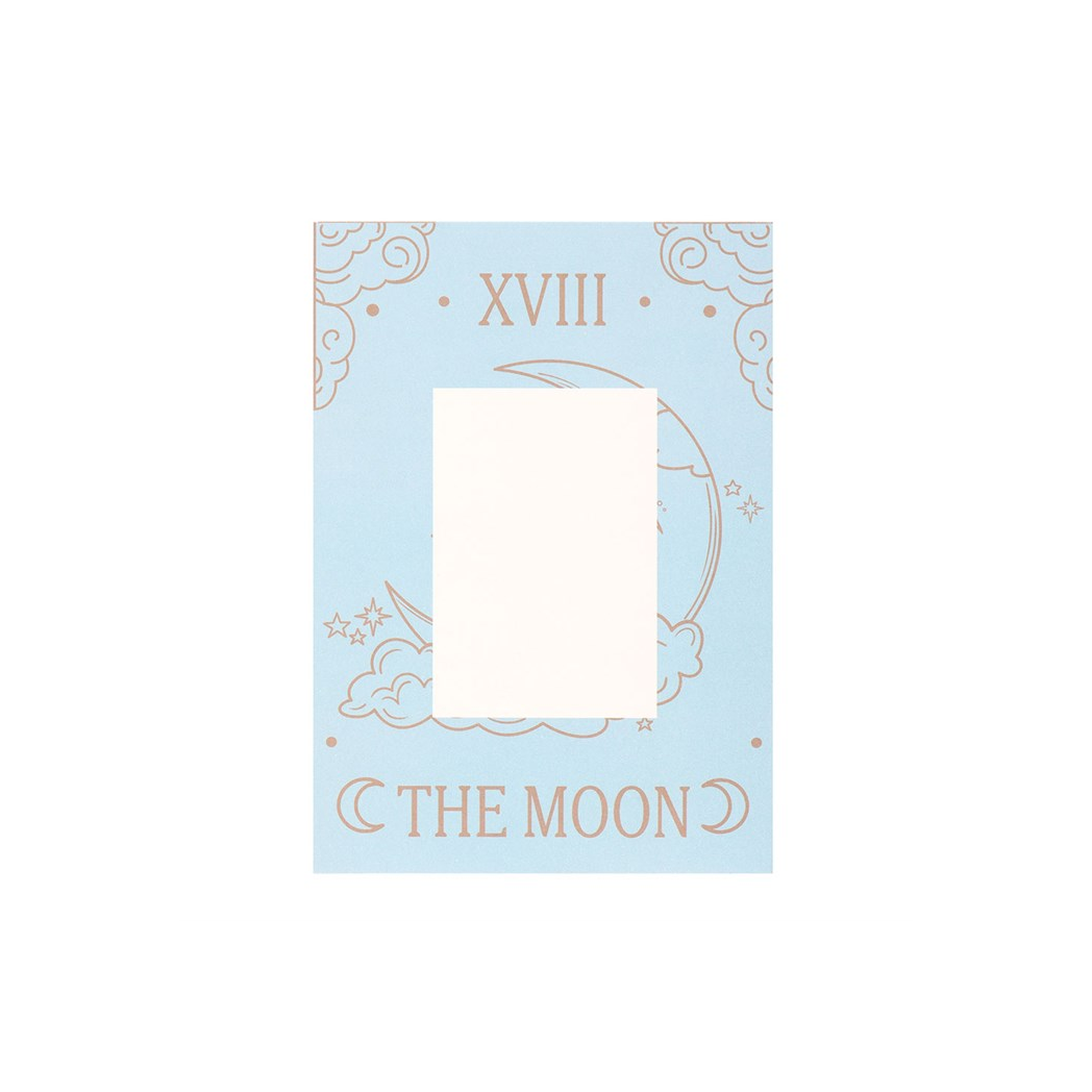 The Moon Vintage Tarot Necklace on Greeting Card N/A