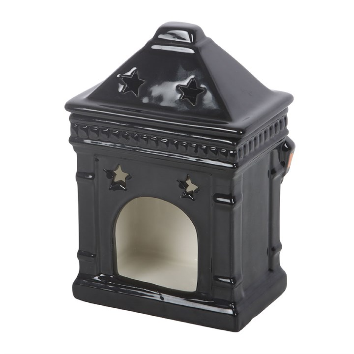 Bookish haunted house style ceramic oil burner