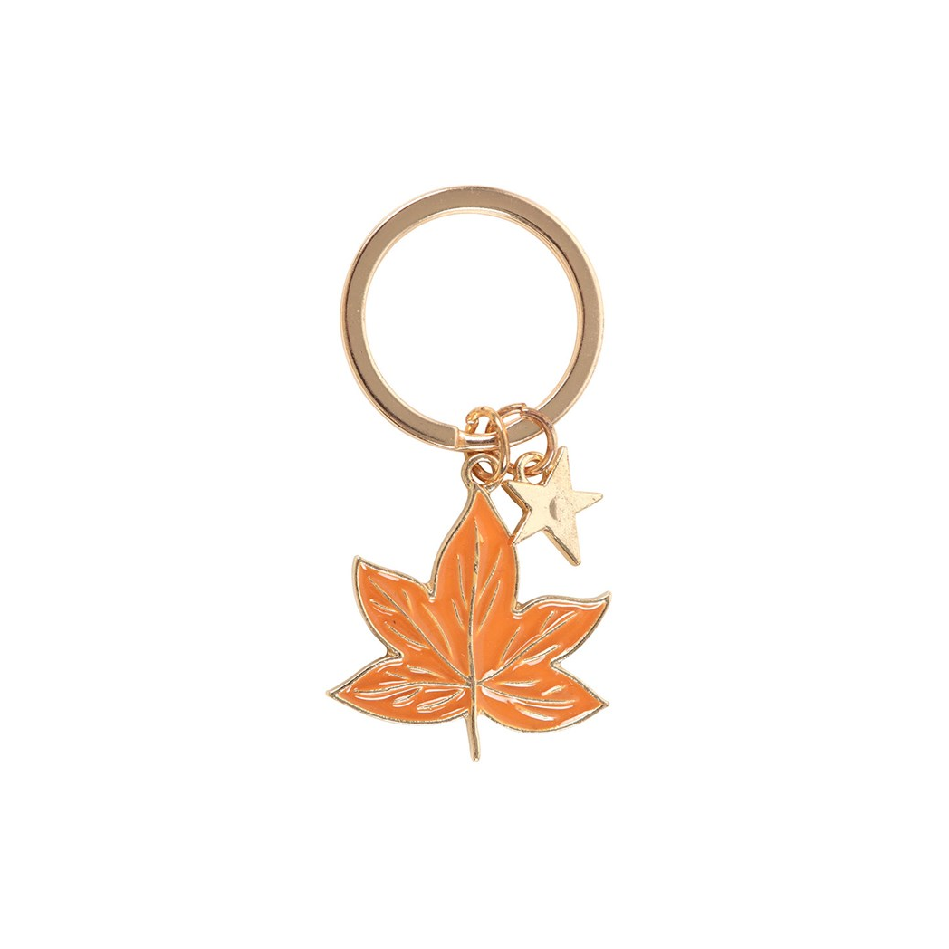 Autumn Magic Leaf Keyring N/A