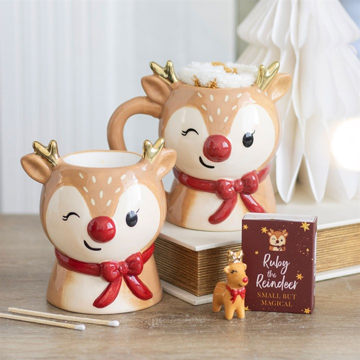 Ruby the Reindeer Mug and Socks Set N/A