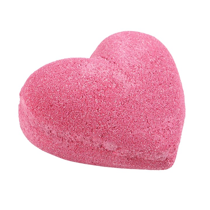 Cherry bath bomb handmade in the UK