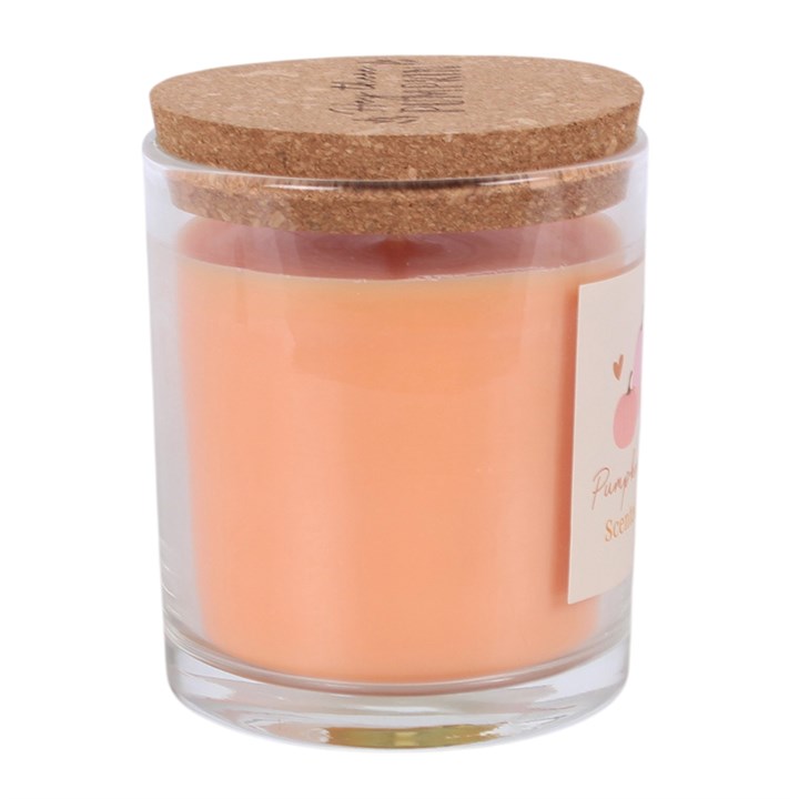 Pumpkin Pie Candle with Cork Lid N/A