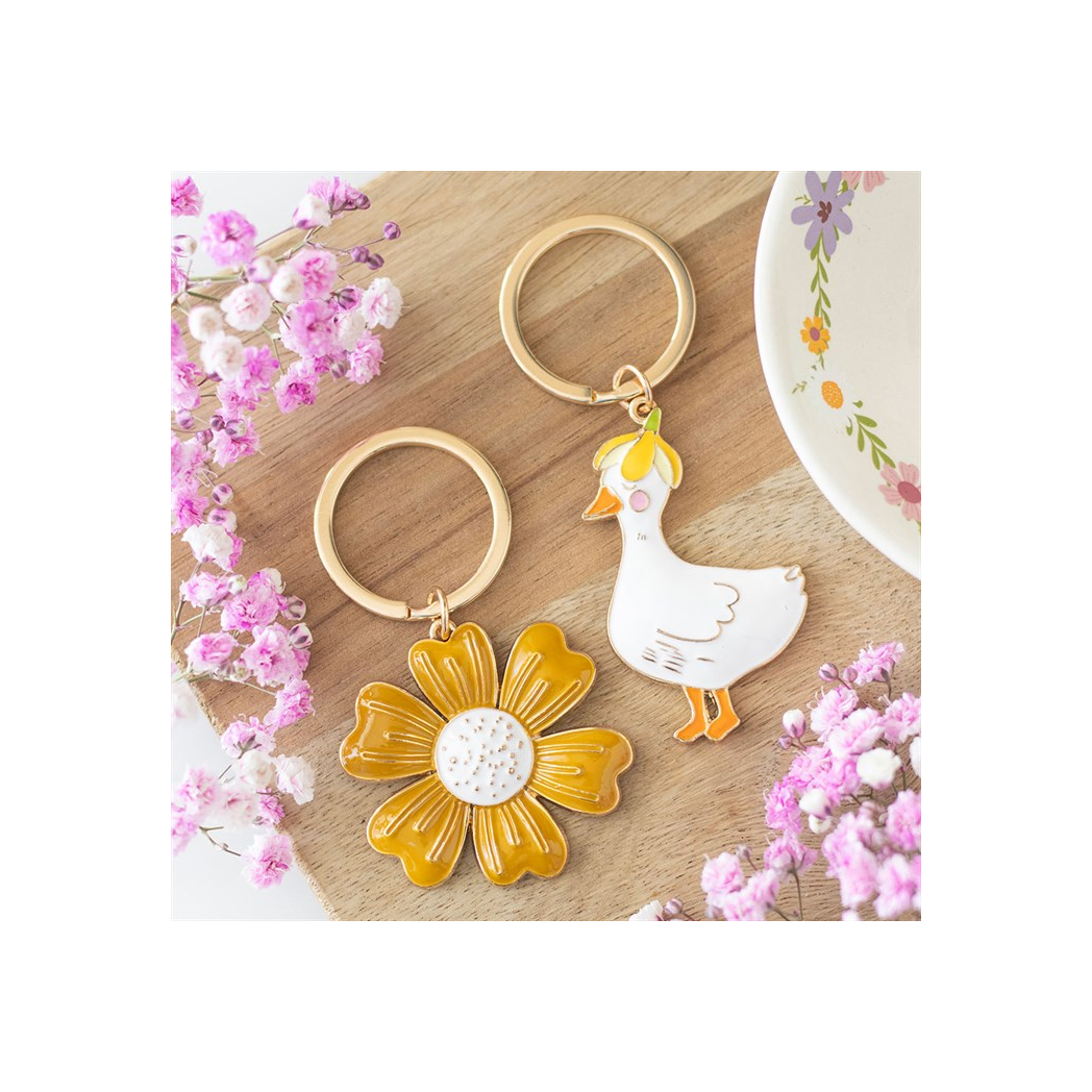 Waddle On Duck Keyring