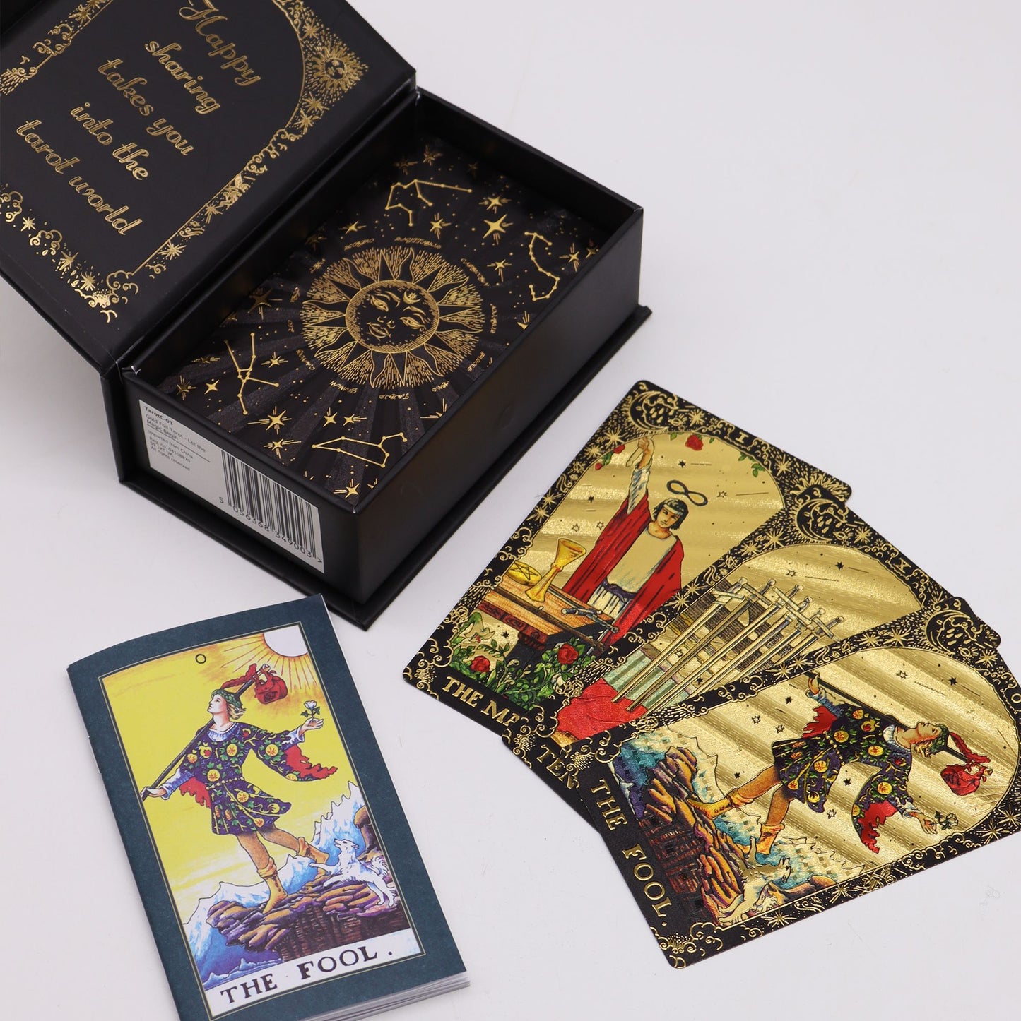 Gold Foil Tarot - Let the Magic Begin - Gift Box AW Dropship UK