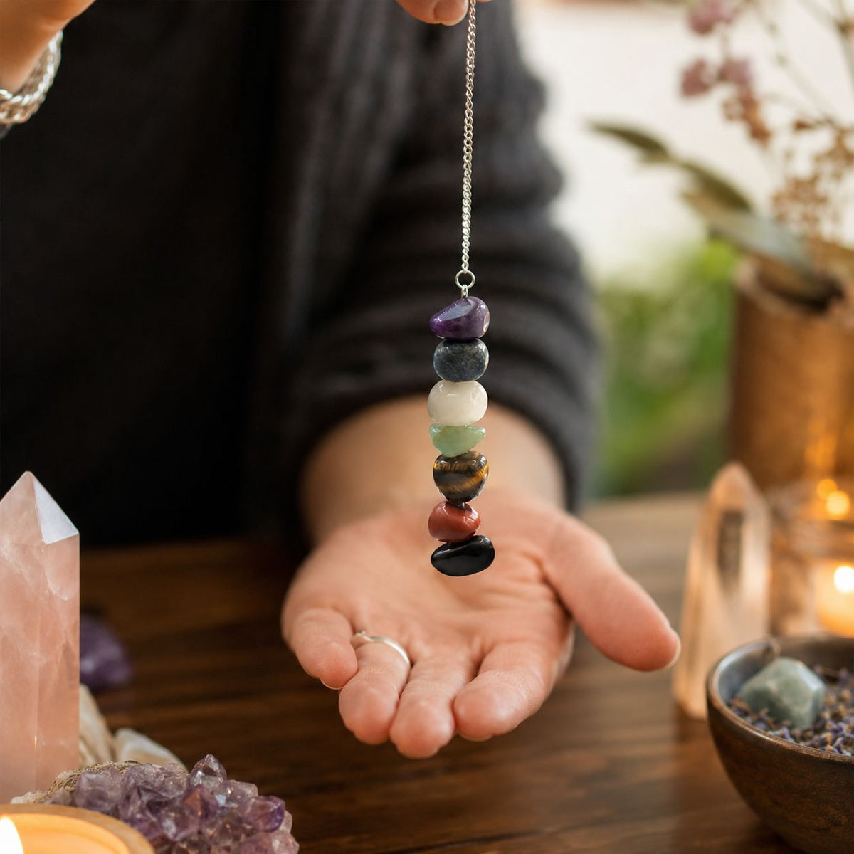 Seven Tumble Chakra - Souls Aligning Pendulum AW Dropship UK
