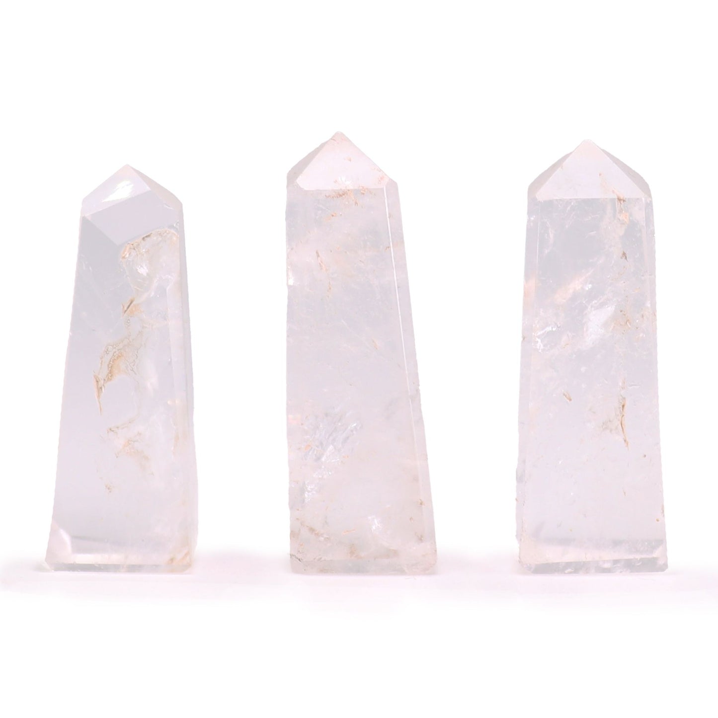Gemstone Obelisk Point approx 5cm - Clear Quartz AW Dropship UK