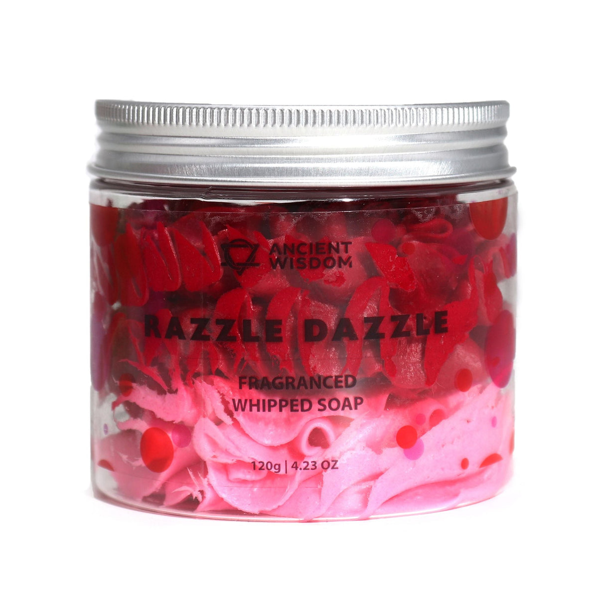 Fruity Razzle Dazzle whipped soap