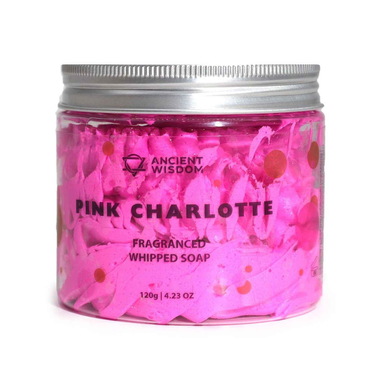 Pink Charlotte bath and shower soap