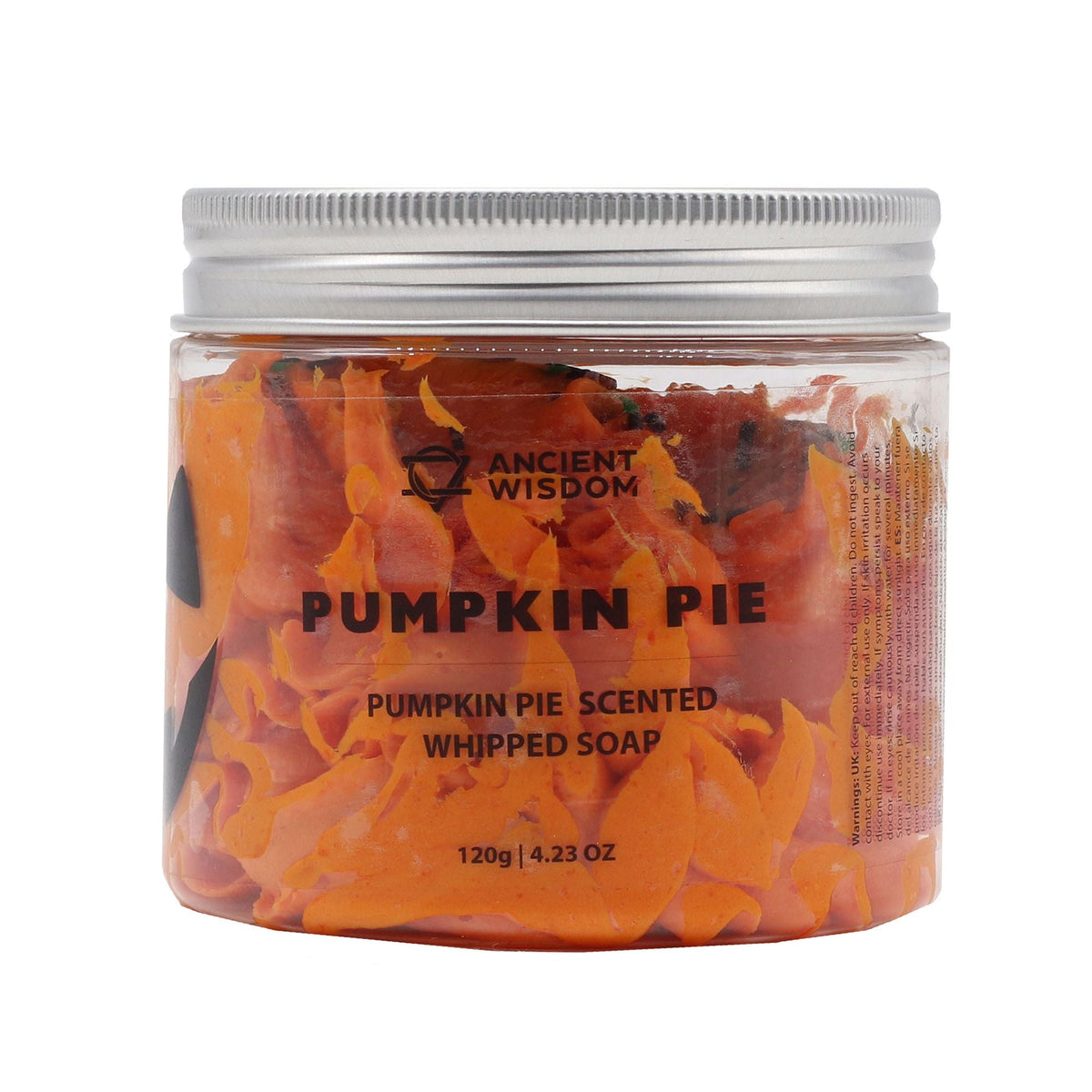 Pumpkin cinnamon and clove whipped soap
