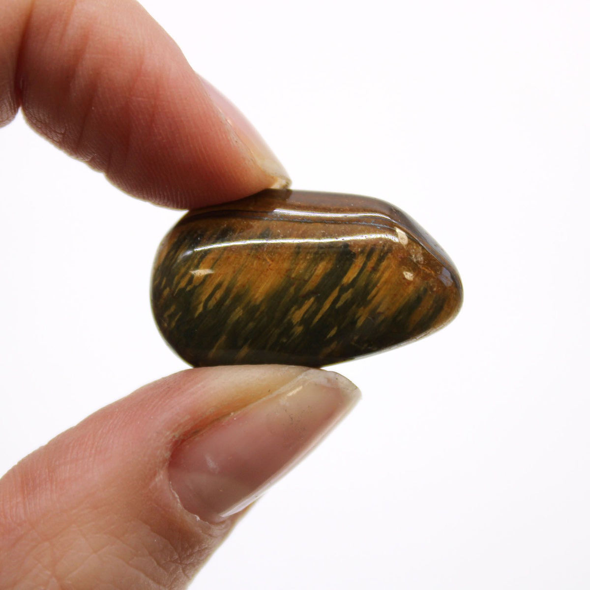 Small African Tumble Stones - Tigers Eye - Varigated AW Dropship UK