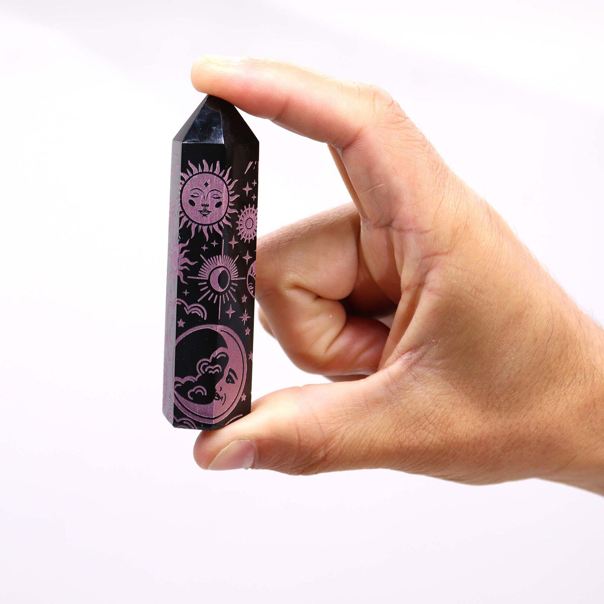 Black Obsidian Point - Mystic Story - Rose Pink AW Dropship UK