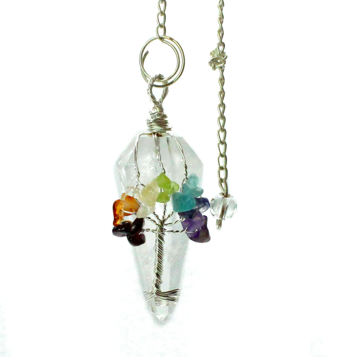 Magic Pendulum - Seven Chakra - Rock Quartz AW Dropship UK