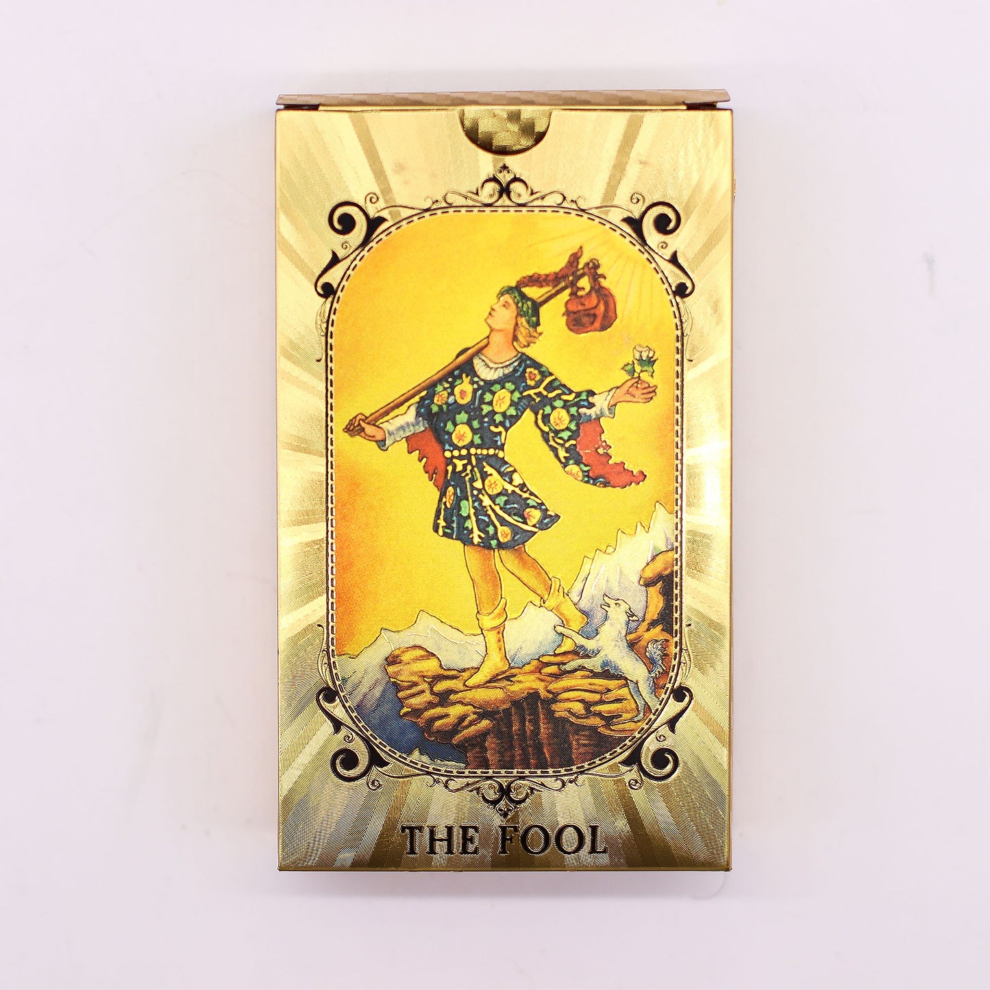 Blue & Gold Foil Tarot Card Set - All Seeing Eye - with booklet AW Dropship UK
