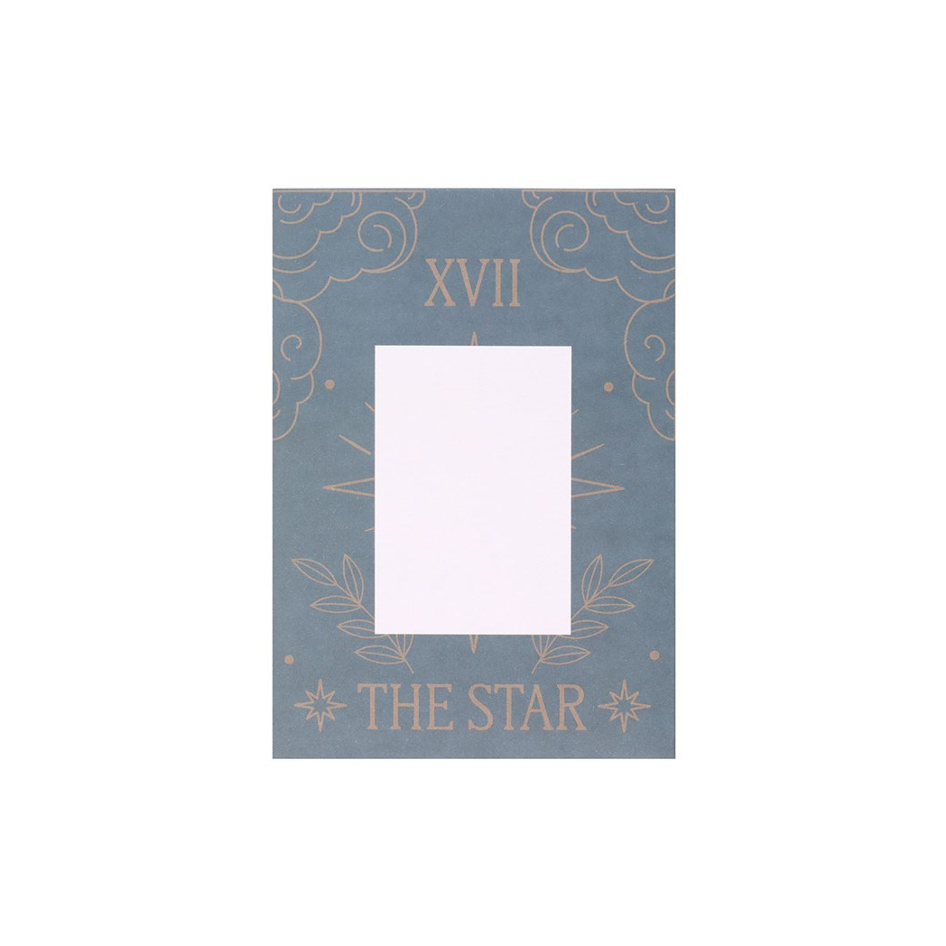 The Star Vintage Tarot Necklace on Greeting Card N/A