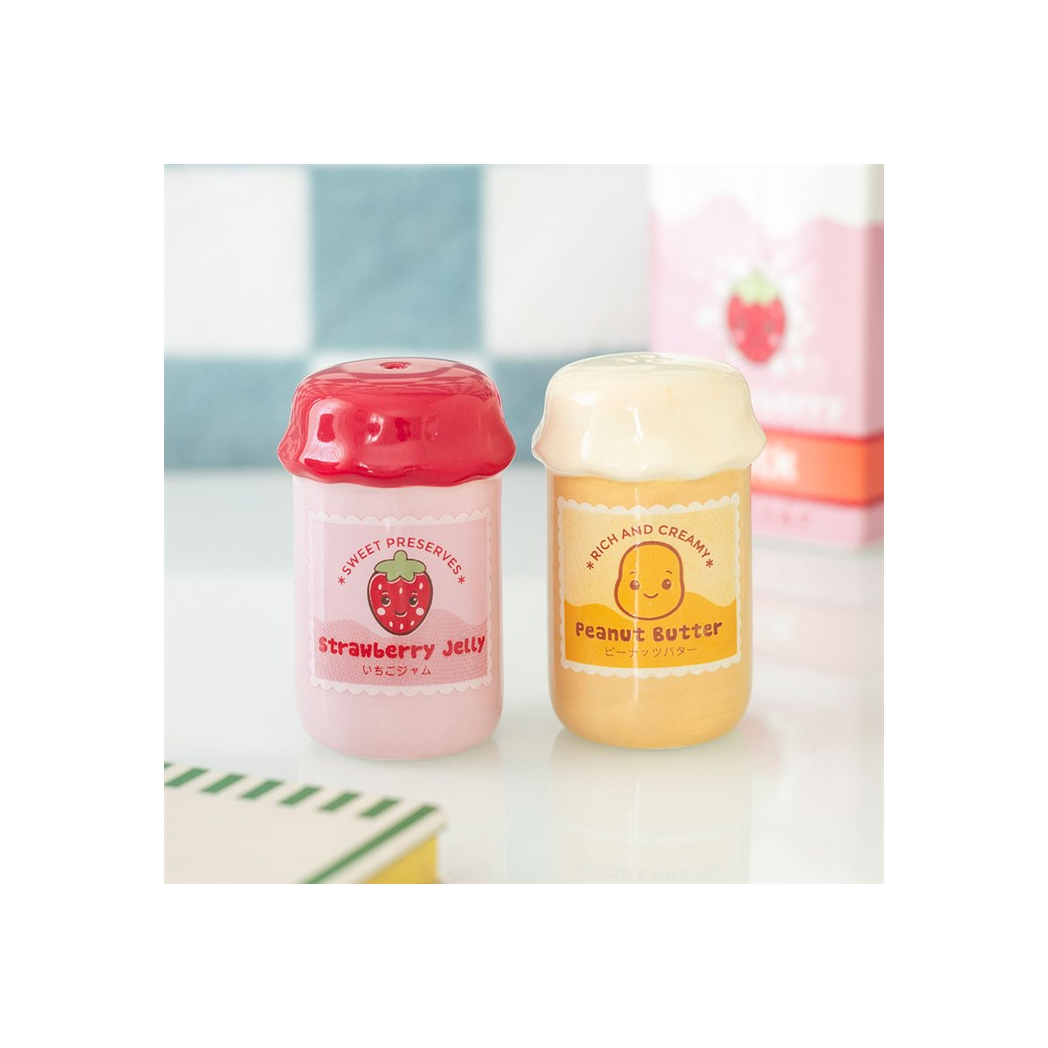 Peanut Butter and Jelly Jar Salt and Pepper Shakers N/A