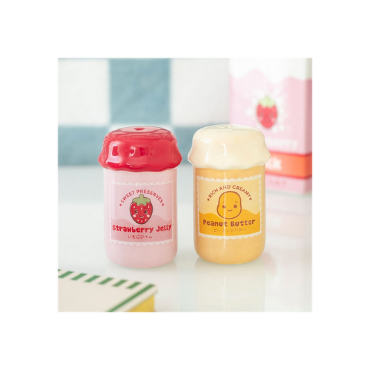 Peanut Butter and Jelly Jar Salt and Pepper Shakers N/A