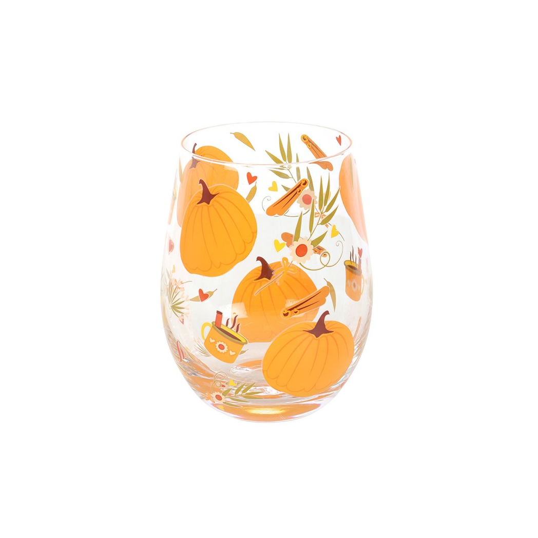 Autumn Days Print Stemless Glass N/A