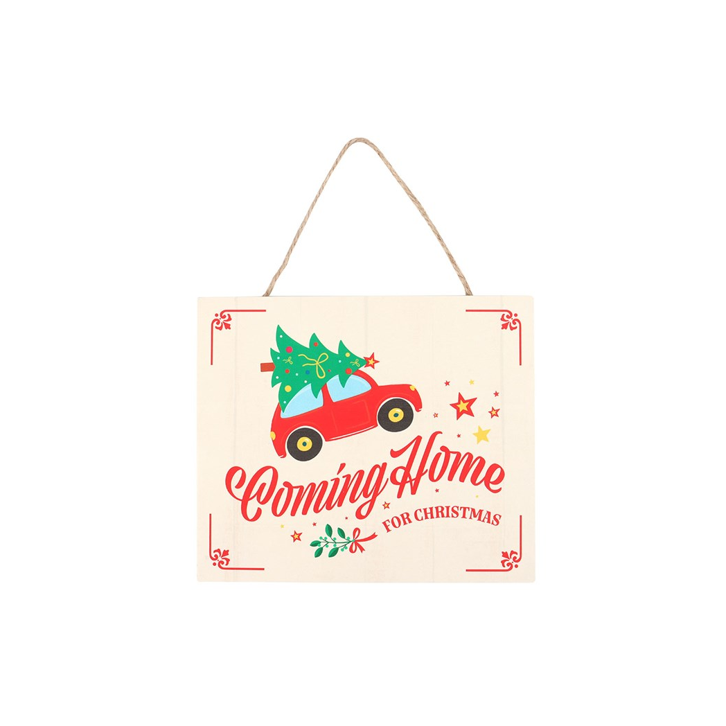 Coming Home for Christmas Hanging Sign N/A