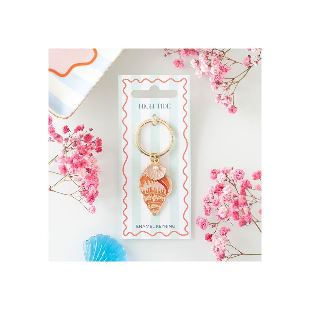 High Tide Shell Keyring N/A