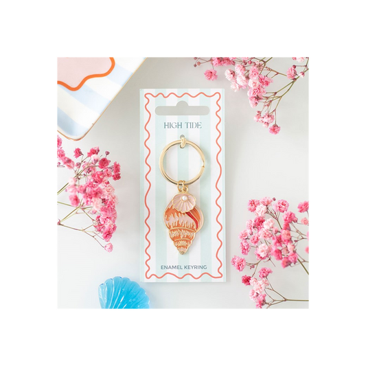 High Tide Shell Keyring N/A