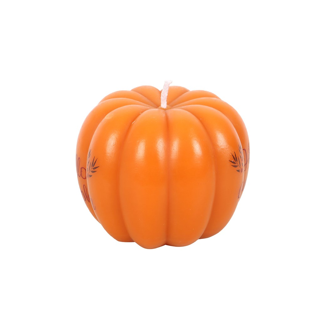 Hello Pumpkin Shaped Candle N/A