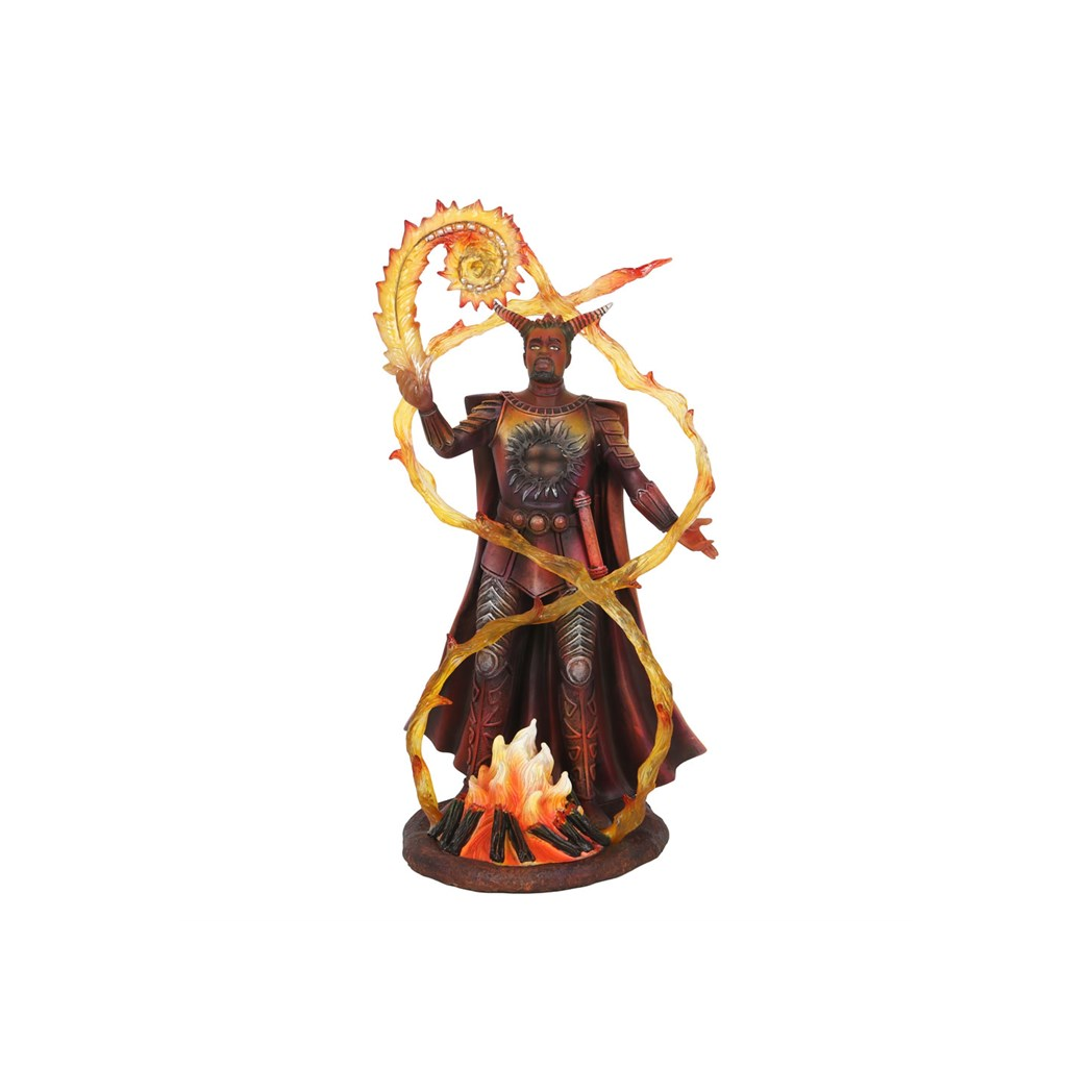 Fire Elemental Wizard Figurine by Anne Stokes