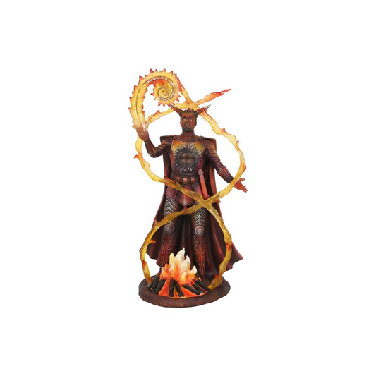Fire Elemental Wizard Figurine by Anne Stokes