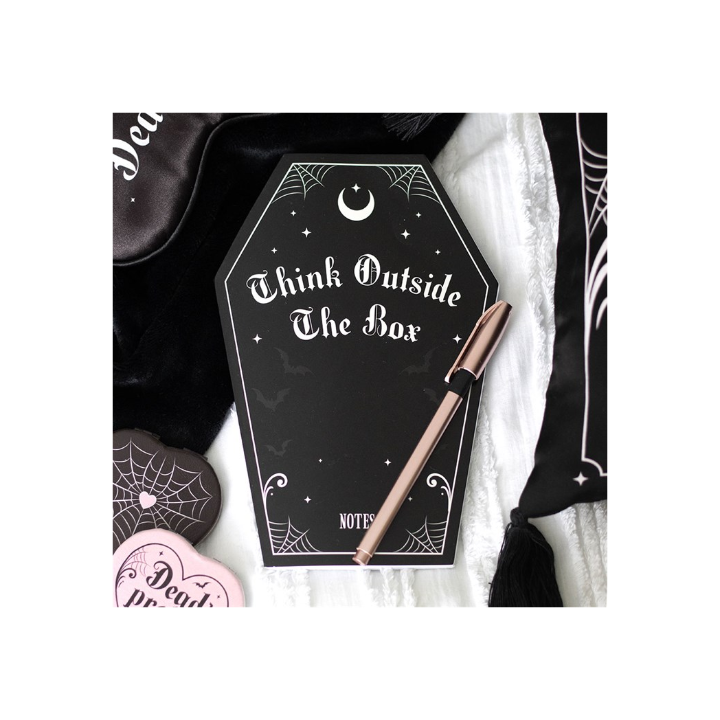 Coffin Shaped Notebook N/A