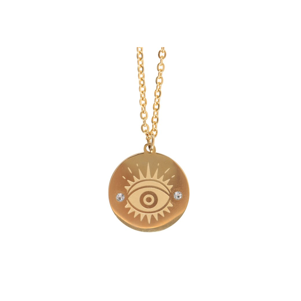 All Seeing Eye Necklace & Dish Gift Set N/A