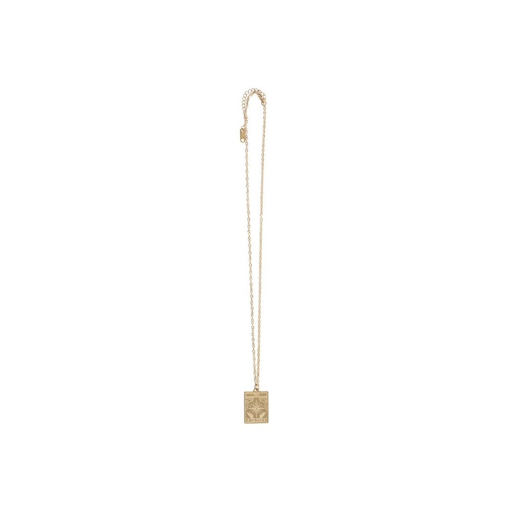 The Star Vintage Tarot Necklace on Greeting Card N/A