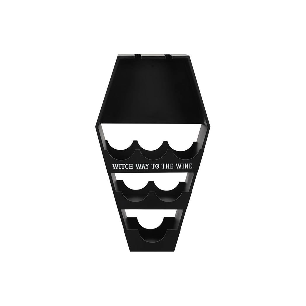 Coffin Wine Shelf N/A