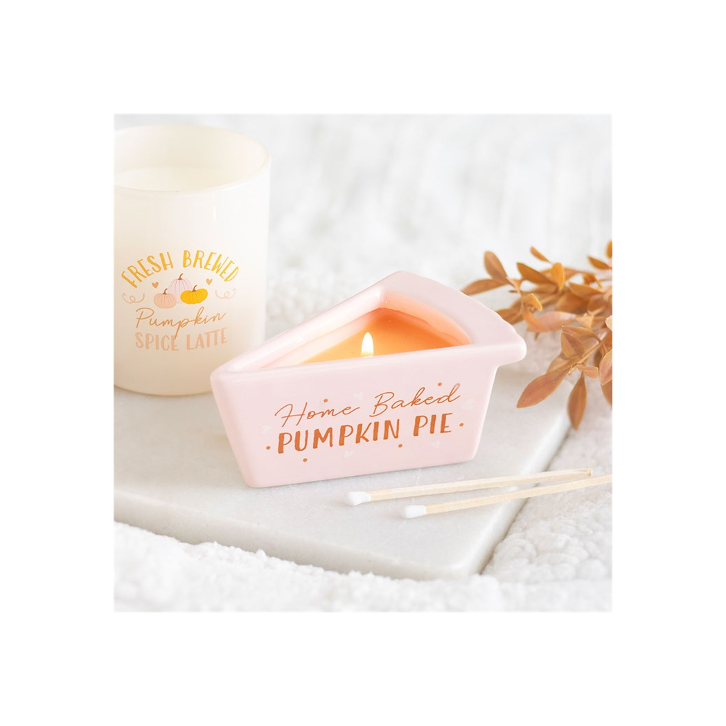 Home Baked Pumpkin Pie ceramic scented candle