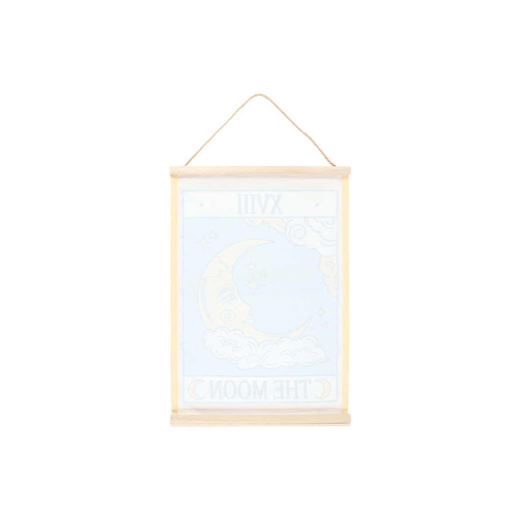 The Moon Vintage Tarot Wall Hanging N/A