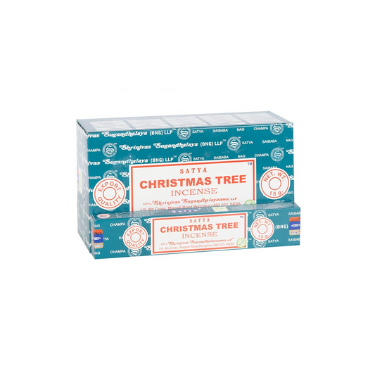 Set of 12 Christmas Tree Incense Sticks by Satya (12/50) N/A