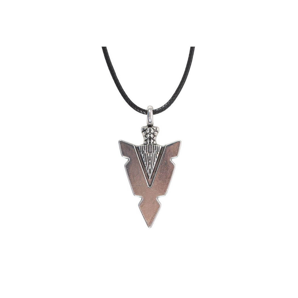 Arrowhead of Strength Viking Cord Necklace N/A
