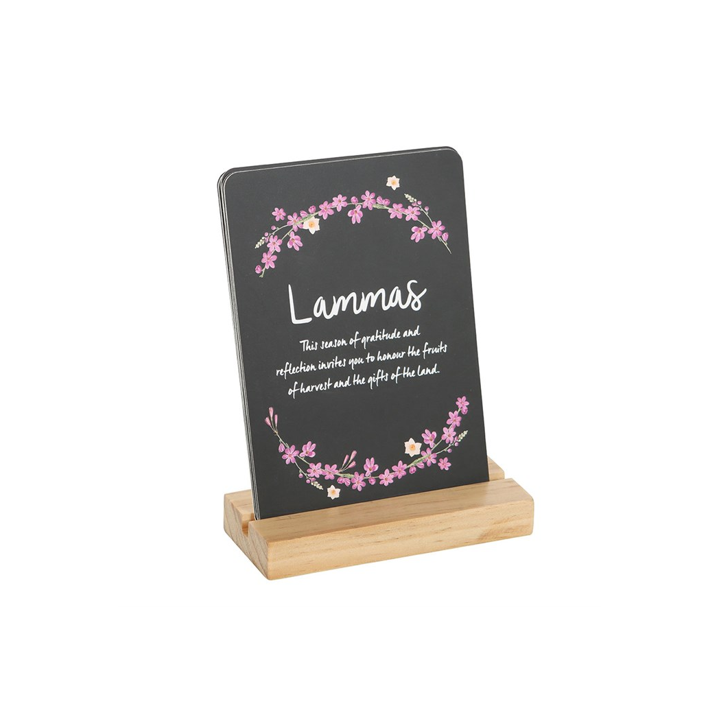 Wheel of the Year Altar Cards with Stand N/A
