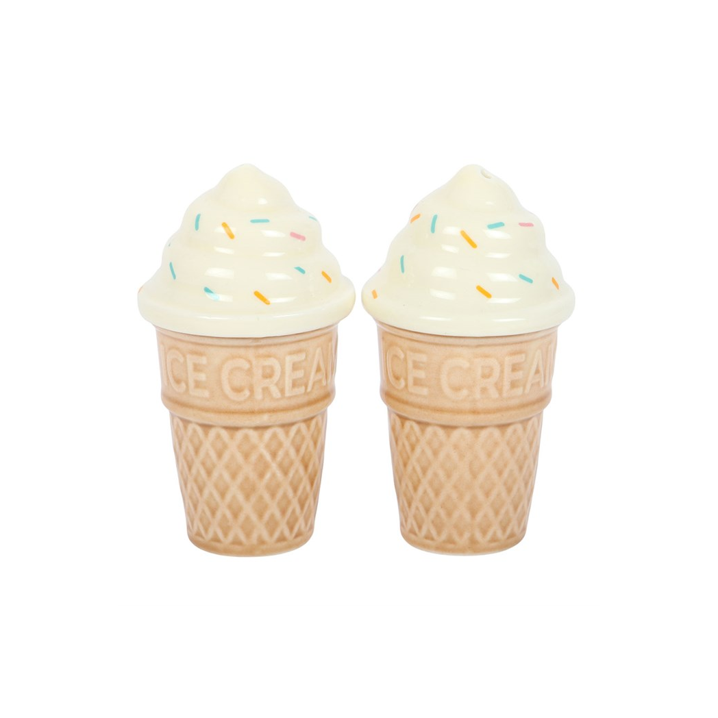 Ice Cream Cone Salt and Pepper Shakers N/A