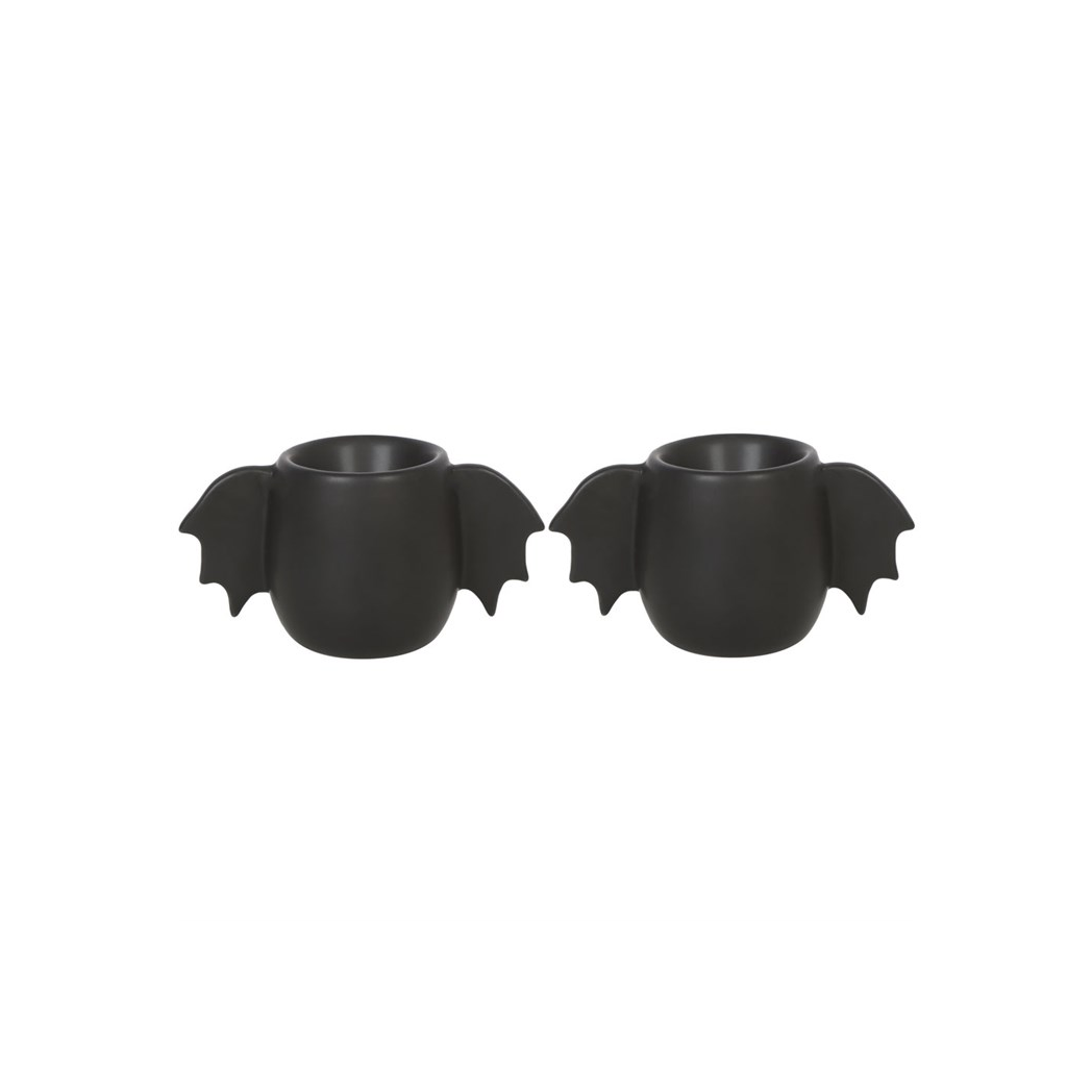 Bat wing egg cups quirky gothic kitchenware