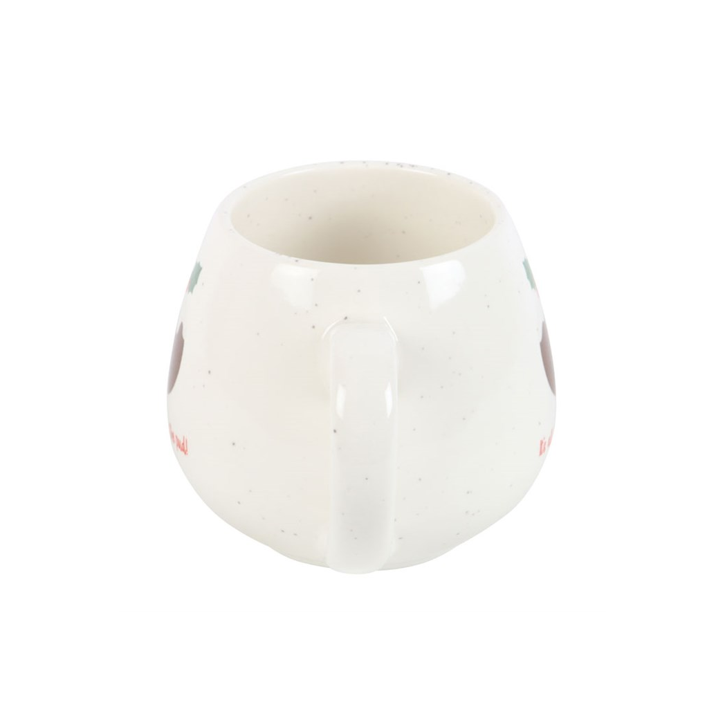 All Good in the Pud Rounded Christmas Mug N/A