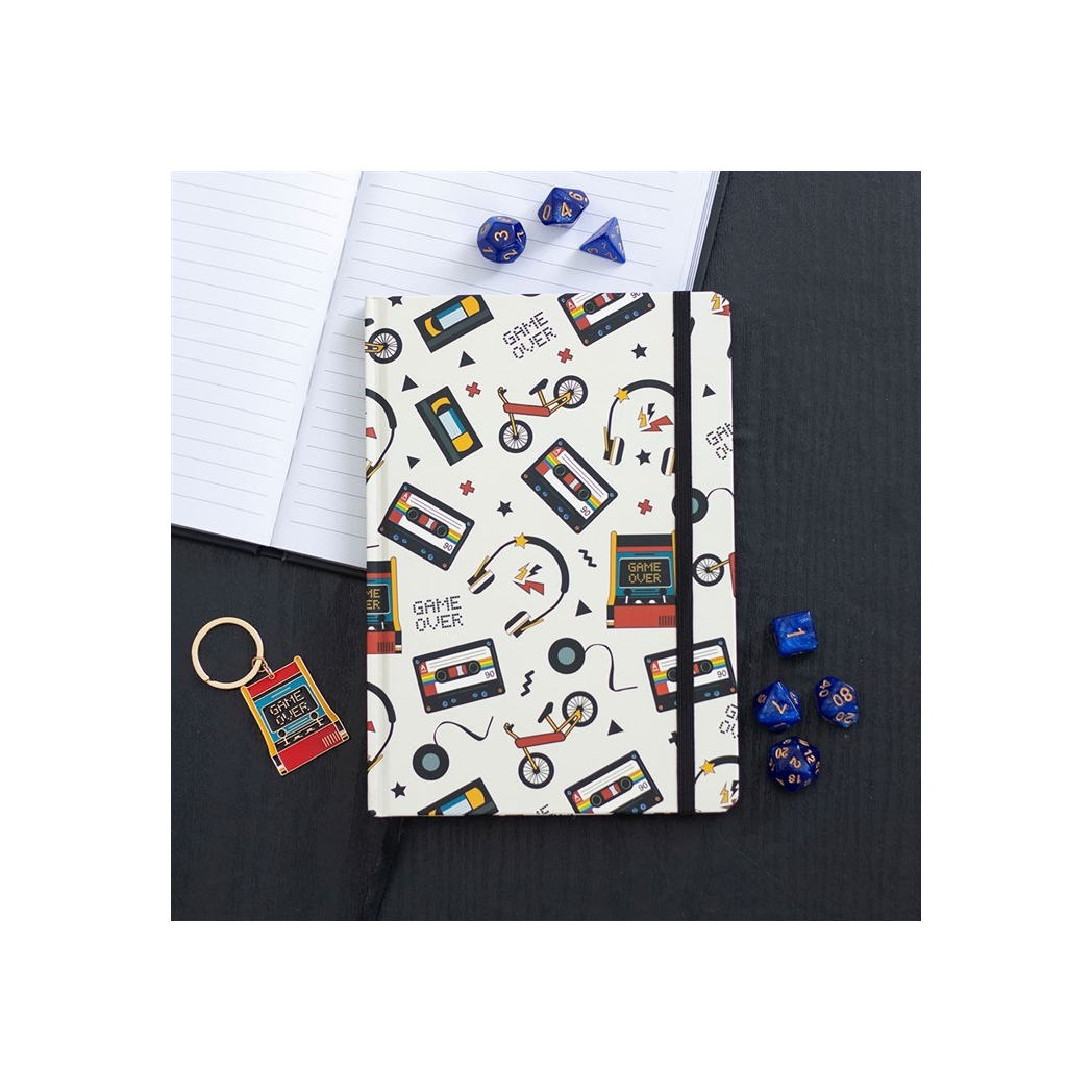 Retro 80s Print A5 Notebook N/A