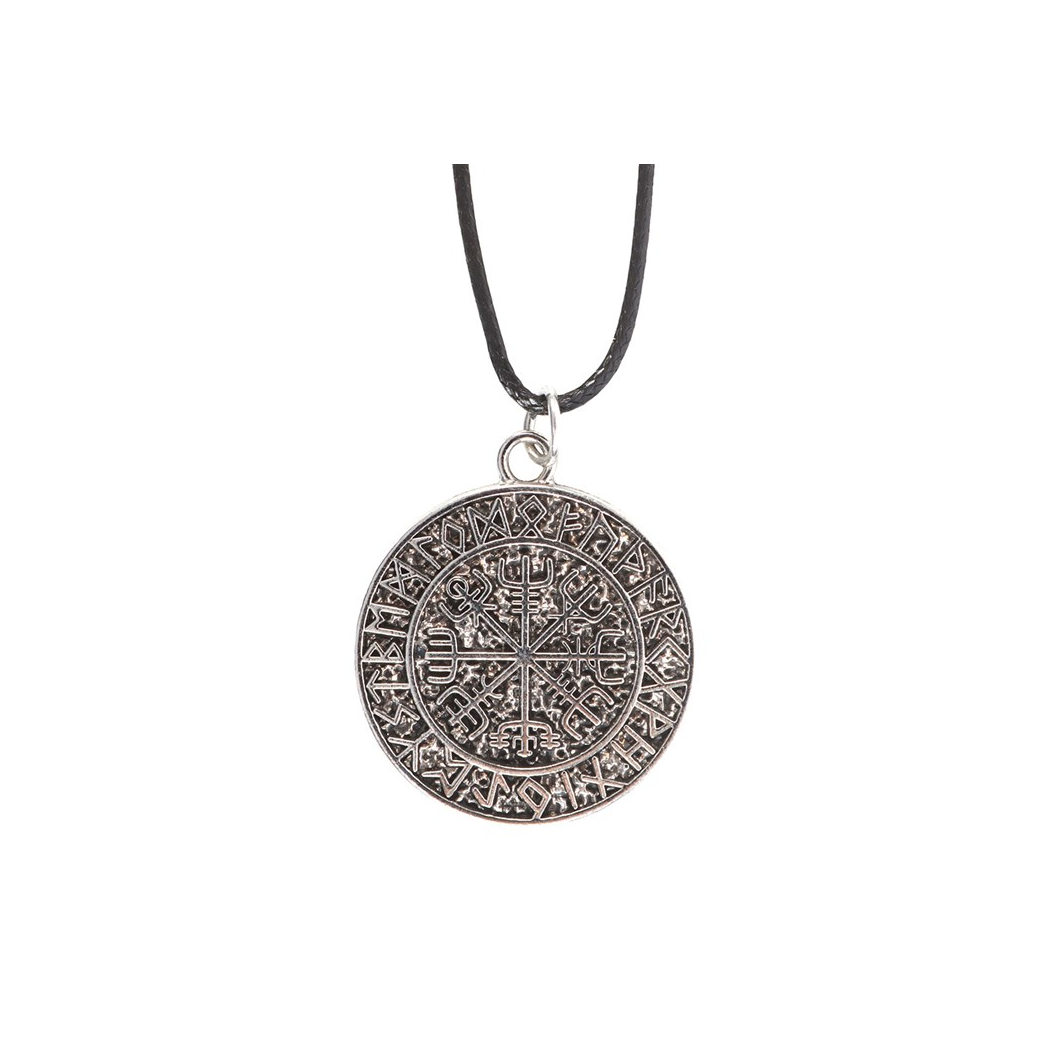 Vegvisir Viking Compass Viking Cord Necklace N/A