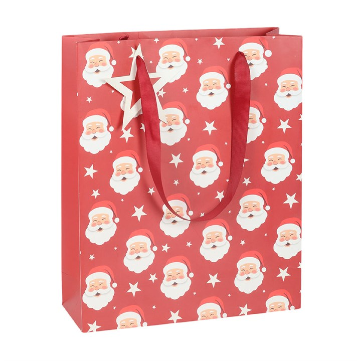 Jolly Santa Christmas Gift Bag N/A