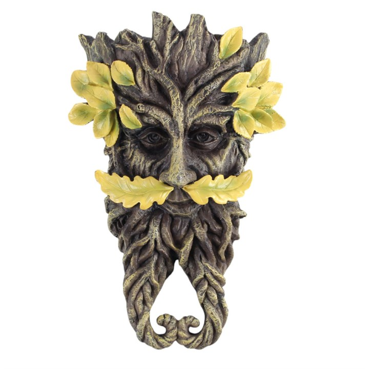 Green Man Twisted Beard Wall Plaque N/A