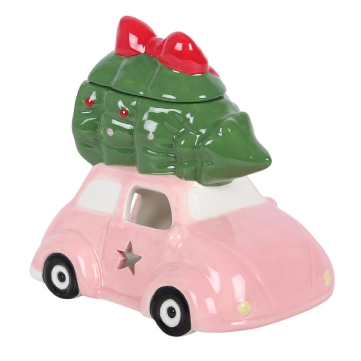 Pink Car with Christmas Tree Oil Burner N/A