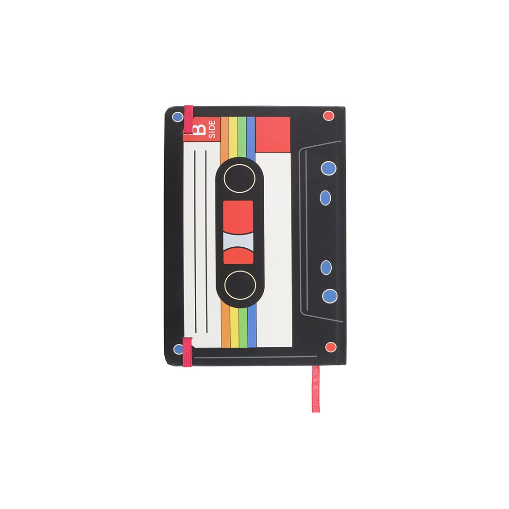 Retro Cassette Tape A5 Notebook N/A