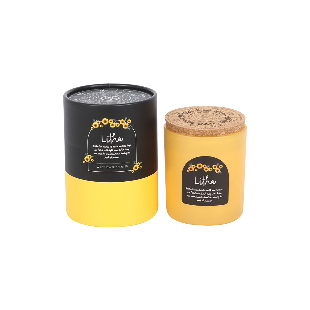 Litha Wildflower Wheel of the Year Candle N/A