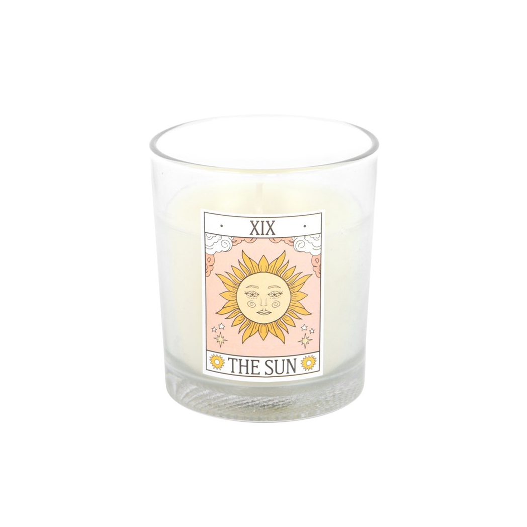 The Sun Vintage Tarot Rose Candle N/A