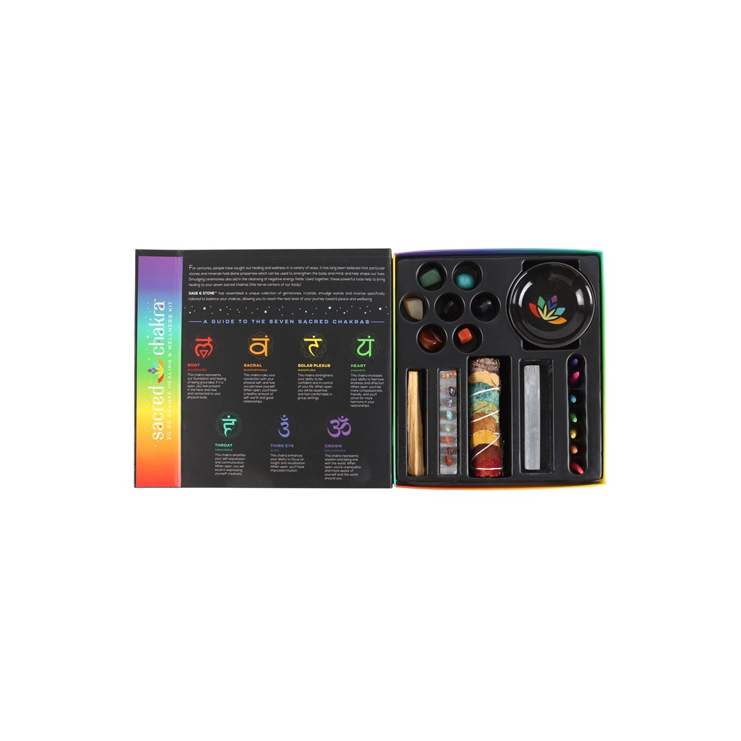 Sacred Chakra Deluxe Healing and Wellness Kit N/A